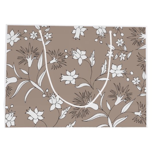 botanische planten groot cadeauzakje (Achterkant)