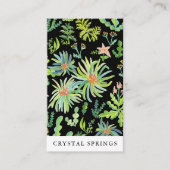 Botanische Planten met landschapsarchitectuur Visitekaartje (Voorkant)