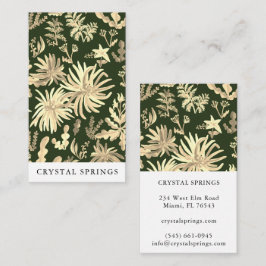 Botanische Planten met landschapsarchitectuur Visitekaartje