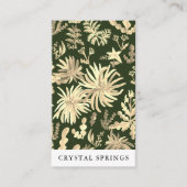 Botanische Planten met landschapsarchitectuur Visitekaartje (Voorkant)