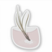 Botanische Planten Tillandsia Terrarium Sticker (Voorkant)