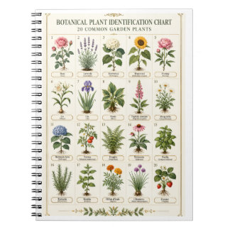 Botanische Plantengids Muurkunst Notitieboek