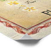 botanische plunjer-kunstdeco poster (Hoek)