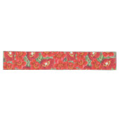 Botanische pony Flowers Fern Leaves Table Runner Lange Tafelloper (Horizontaal)