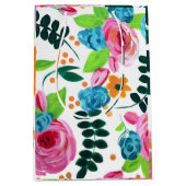 Botanische Pop medium geschenktas Medium Cadeauzakje (Voorkant)
