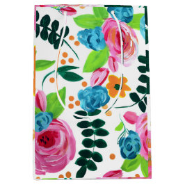 Botanische Pop medium geschenktas Medium Cadeauzakje