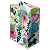 Botanische Pop medium geschenktas Medium Cadeauzakje (Achterkant Gekanteld)