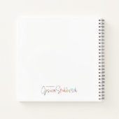 Botanische Pop spiraal notitieboek (Achterkant)