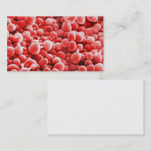 Botanische poriën - Roze Visitekaartje achtergrond (Voorkant / Achterkant)