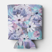 Botanische pracht: Creatieve Waterverf Blikjeskoeler (Achterkant)