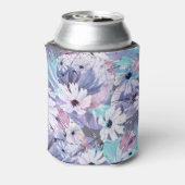 Botanische pracht: Creatieve Waterverf Blikjeskoeler (Blikje Achterkant)