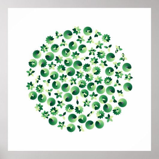 Botanische primes poster (Voorkant)