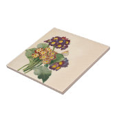 Botanische Primrose Tegeltje (Zijkant)