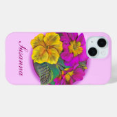 Botanische primula beeldende kunst Case-Mate iPhone case (Achterkant (horizontaal))