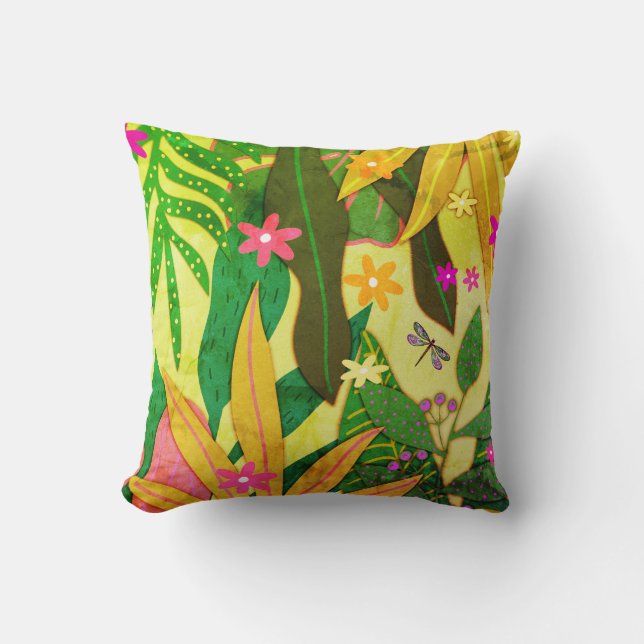 Botanische print #12 1974 kussen (Voorkant)