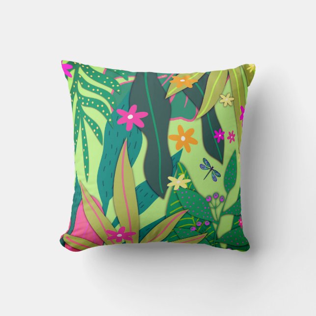 Botanische Print #12 Sangria Kussen (Voorkant)