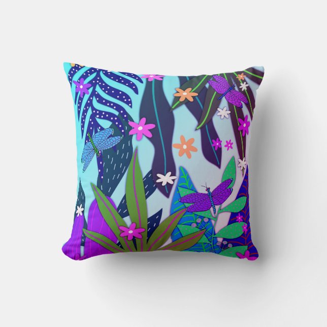 Botanische Print #13 Miami Kussen (Voorkant)
