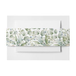 Botanische print  uitnodigingen wikkel