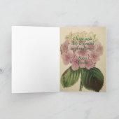 Botanische Print Verjaardag Kaart (Binnen)