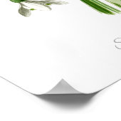  botanische printplaten en sneeuwvlokken poster (Hoek)