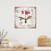  botanische prints Amaryllis Belladonna (Keuken)
