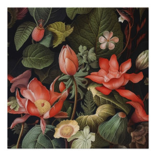 Botanische producten in een Oerwoud Perfect Poster