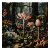 Botanische producten in een Oerwoud Perfect Poster (Voorkant)