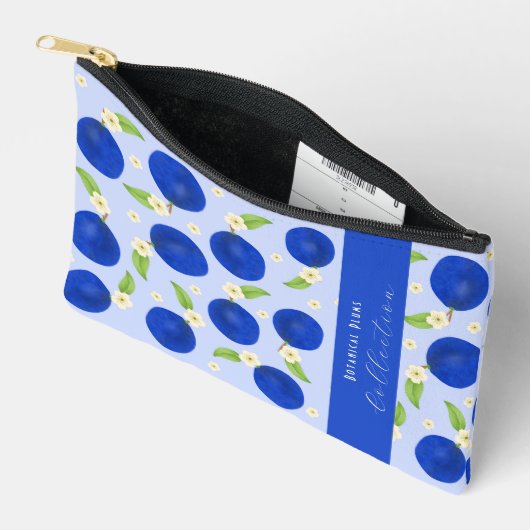 Botanische Pruimen Collectie Blauw Etui (Open)