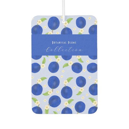 Botanische Pruimen Collectie Blauw Luchtverfrisser (Voorkant)