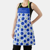 Botanische Pruimen Collectie Blauw Schort (Insitu)