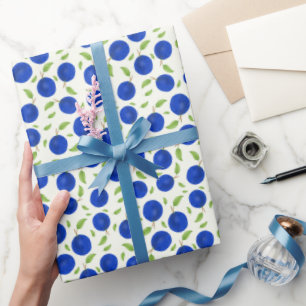 Botanische pruimen collectie ivoor cadeaupapier