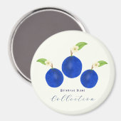 Botanische Pruimen Collectie Magneet (Voorkant / Achterkant)