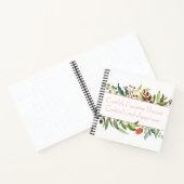 Botanische rand brengt keuken uit notitieboek (Binnen)