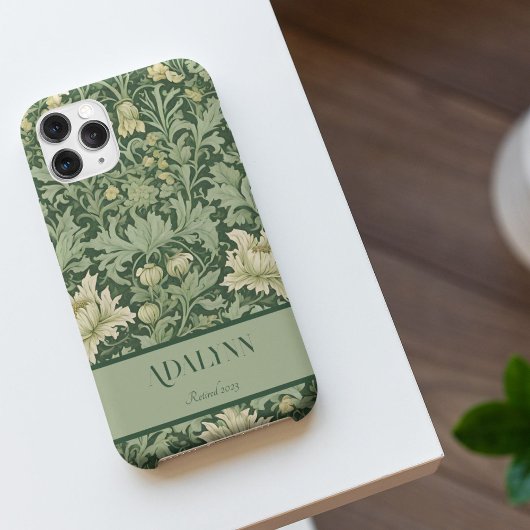  Botanische Retirement Gifts voor Moeder Groen Case-Mate iPhone Case