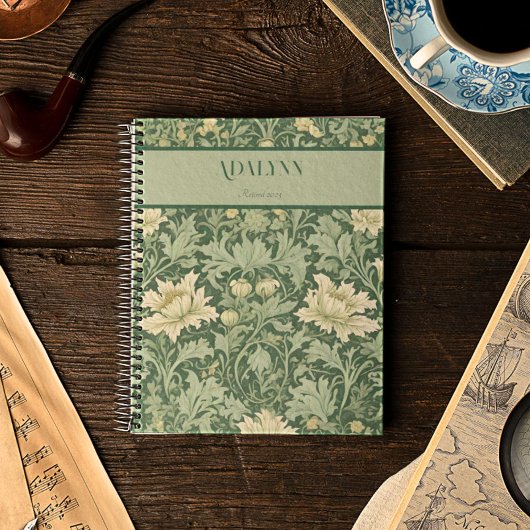 Botanische Retirement Gifts voor Moeder Groen Notitieboek