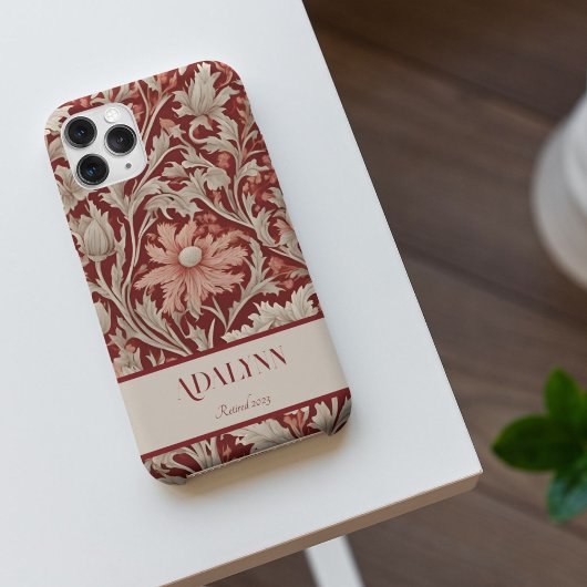  Botanische Retirement Gifts voor Moeder Rood Case-Mate iPhone Case