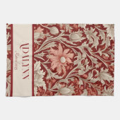  Botanische Retirement Gifts voor Moeder Rood Theedoek (Horizontaal)