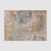 Botanische Retro Victoriaans-oude weefseltape Tissuepapier (Voorkant)