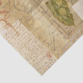 Botanische Retro Victoriaans-oude weefseltape Tissuepapier (Detail)