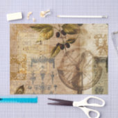  botanische retro Victoriaans ouderdom Tissuepapier (Craft)