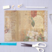 botanische retro Victoriaans ouderdom Tissuepapier (Craft)