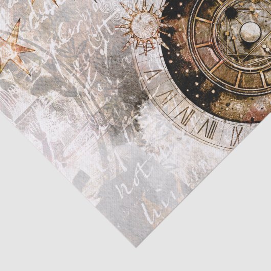  botanische retro Victoriaans ouderdom Tissuepapier (Detail)