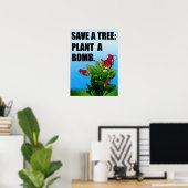 Botanische revolutie poster (Thuiskantoor)