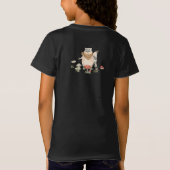 Botanische ring past Tekst en Kleur aan T-shirt (Achterkant)