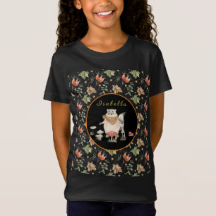 Botanische ring past Tekst en Kleur aan T-shirt