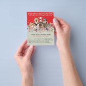 Botanische rode bloedstollingsnevel Groot Sitter G Flyer (Hand)