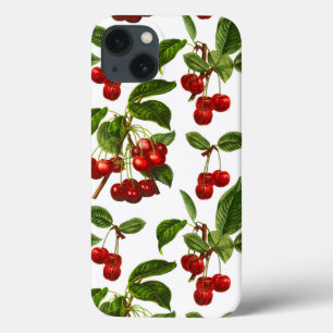  botanische rode kersen afdrukken Case-Mate iPhone case