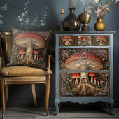  Botanische Rode Paddestoel Decoupage Folk Art Tissuepapier