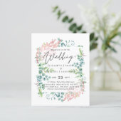 Botanische Roos Gold Sage Botanical Weddenbudget (Staand voorkant)