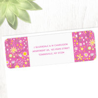 Botanische roze bloemkool Adres voor retourzending